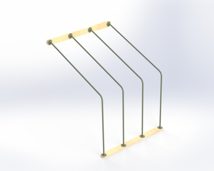 NF05: Top Angled Frame Tall (4 Bars)